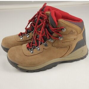 Columbia Newton Ridge Plus BL4552-286 Brown WP Amped Hiking Boots Womens 7.5